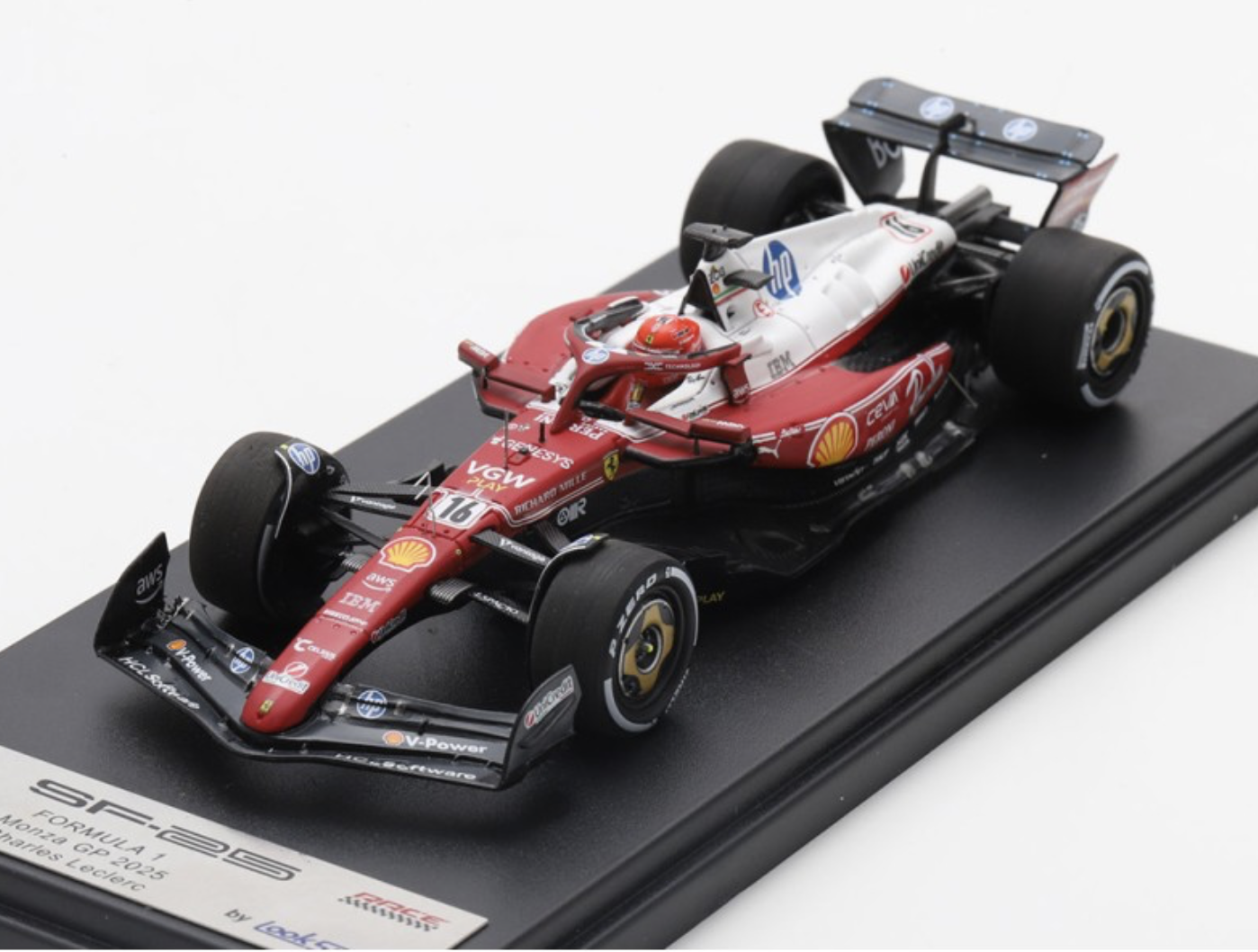 FERRARI SF-25 F1 MONZA GP 2025 CHARLES LECLERC LOOKSMART 1/43