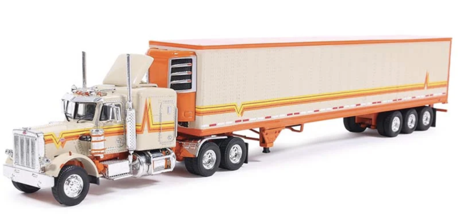 PETERBILT MODEL 359 + MODERN TRAILER 1973 IXO 1/64
