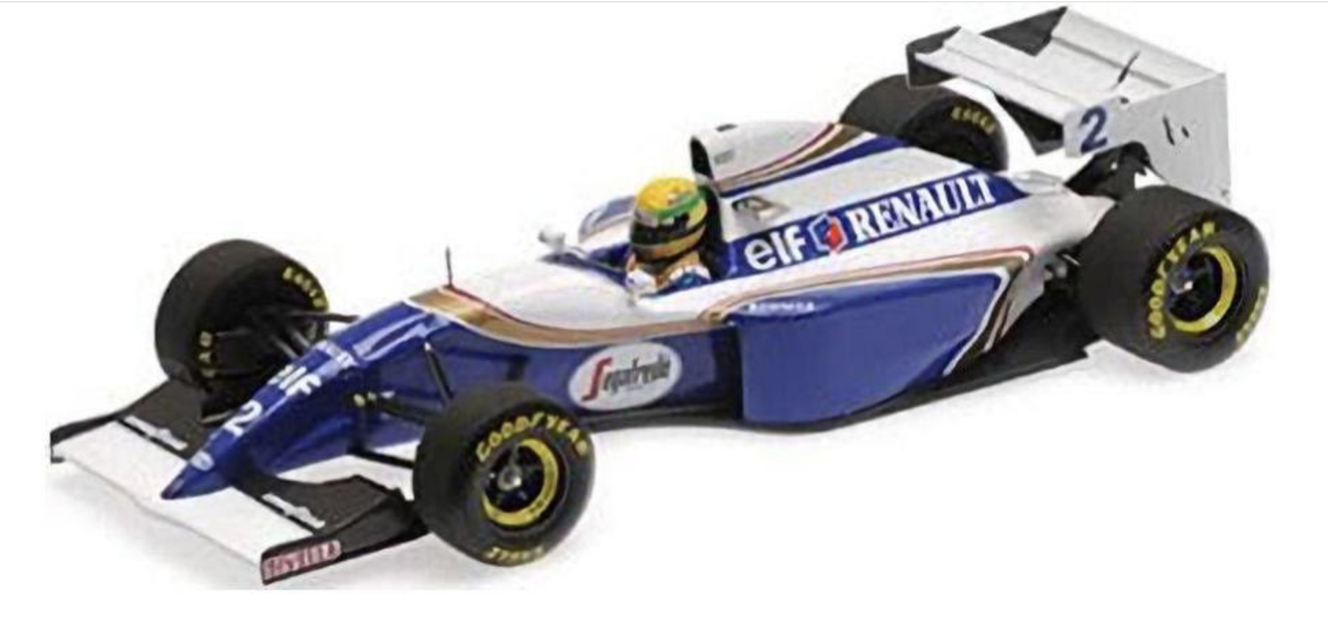 Williams Renault FW16 Senna GP Pacifique 1994 MINICHAMPS 1/64