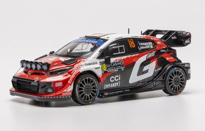 TOYOTA YARIS WRC N°18 KATSUTA MONTE CARLO 2026 IXO 1/43