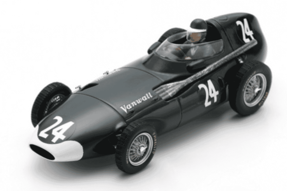 VANWALL VW2 N°24 GP FRANCE 1956 M. HAWTHOM SPARK 1/43°
