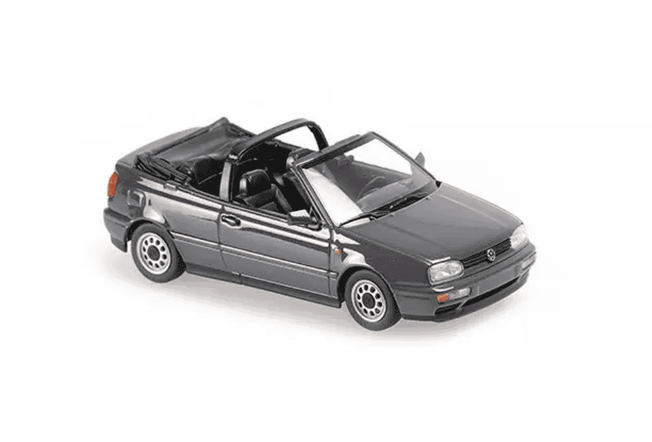 VOLKSWAGEN GOLF 3 CABRIOLET GRIS 1997 MAXICHAMPS 1/43°