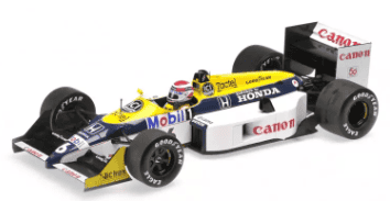 WILLIAMS HONDA NELSON PIQUET CHAMPION DU MONDE 1987 MINICHAMPS 1/43°