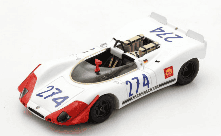 PORSCHE 908-2 3rd TARGA FLORIO 1969 R.STOMMELEN - H.HERRMANN SPARK 1/43°