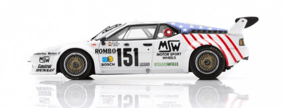 BMW M1 N°151 15EME 24H Le Mans 1985 - SPARK 1/43
