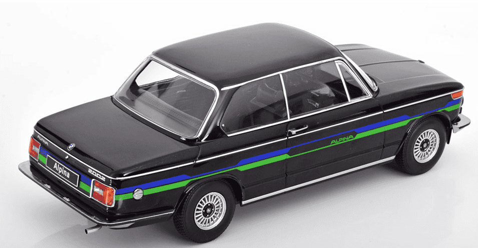 BMW 2002 ALPINA 1974 NOIR KK SCALE 1/18°