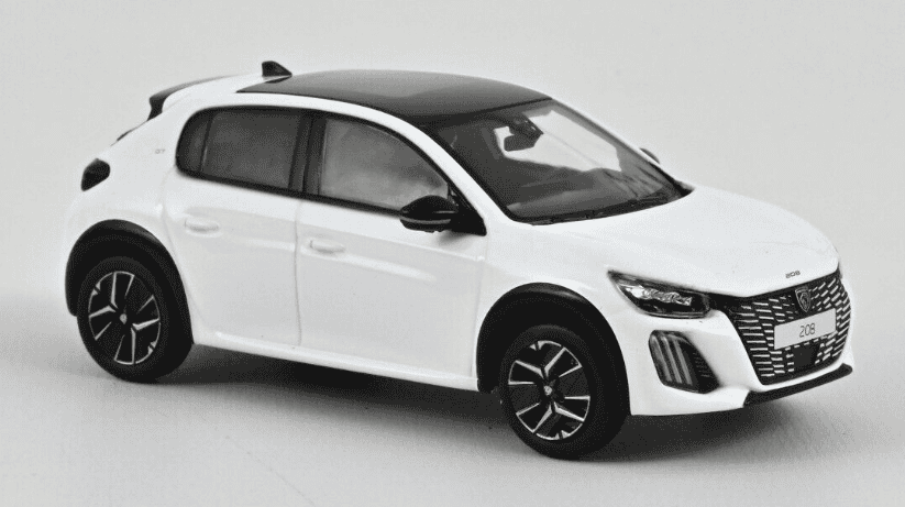PEUGEOT 208 GT BLANC NOREV 1/43°