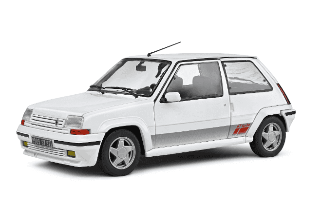 RENAULT 5 GT TURBO MK2 BLANCHE 1989 SOLIDO 1/18°