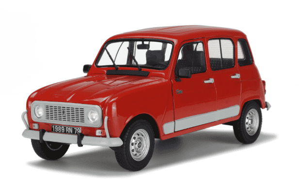 RENAULT 4 GTL CLAN ROUGE 1978 SOLIDO 1/12°