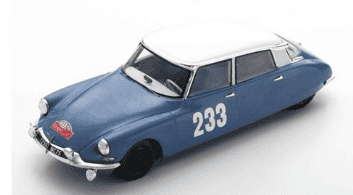 DS19 N°233 2ND MONTE CARLOS RALLY 1963 SAPRK 1/43°
