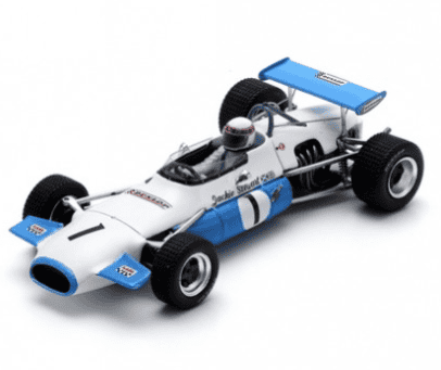 BRABHAM BT30 N°1 WINNER CRYSTAL PALACE GP F2 1970 SPARK 1/43°
