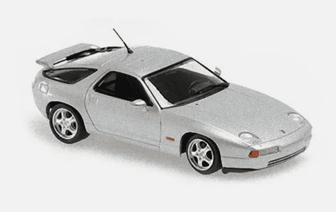 PORSCHE 928 GTS 1991 SILVER METALLIC MINICHAMPS 1/43