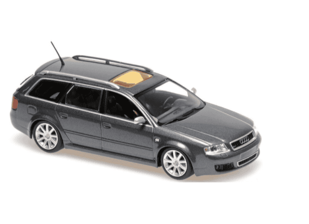 AUDI RS6 AVANT 2002 GRIS MATT MAXICHAMPS 1/43°