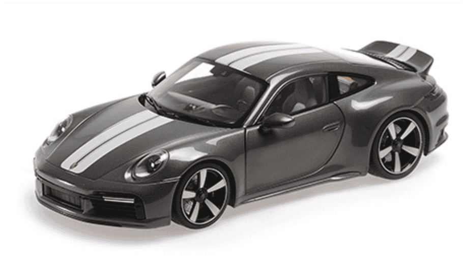 PORSCHE 911 GREY METAL 2022 MINICHAMPS 1/18°