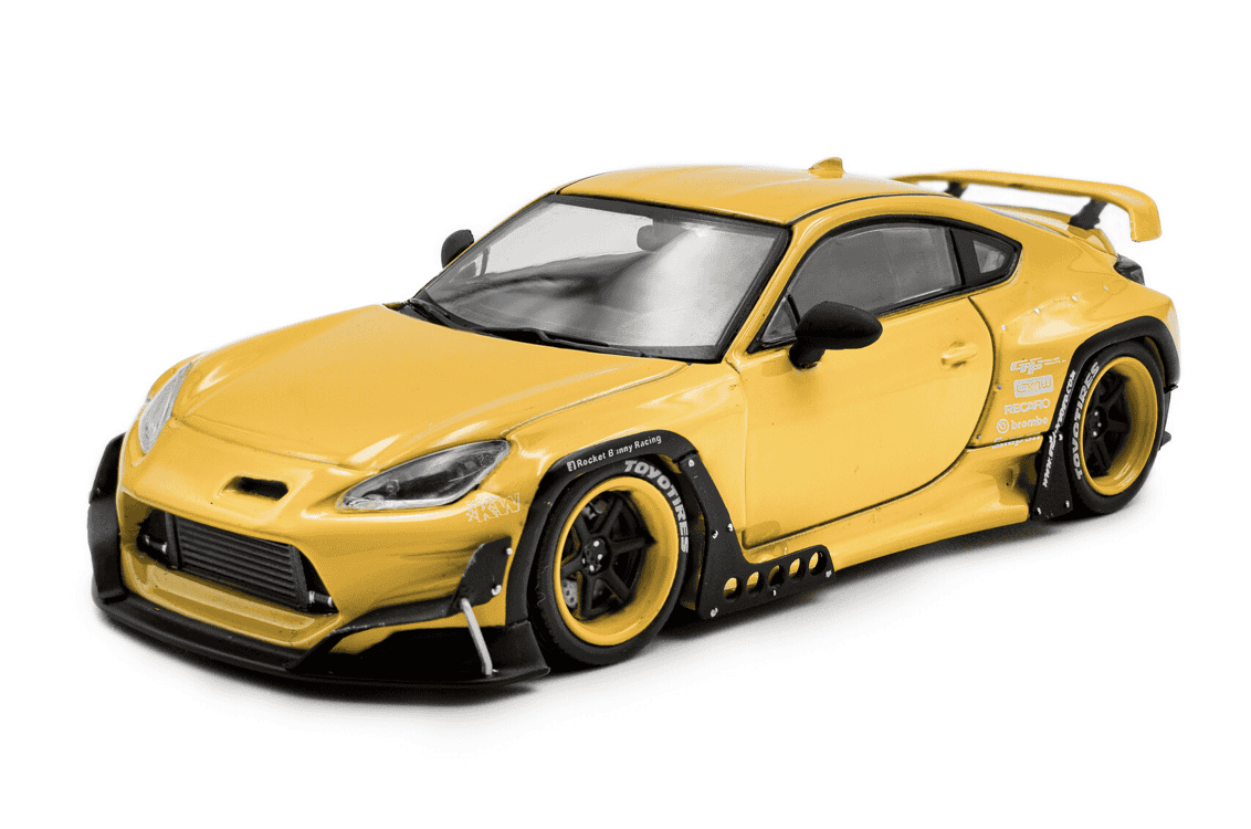 TOYOTA PANDEM GR86 JAUNE 2022 SOLIDO 1/43