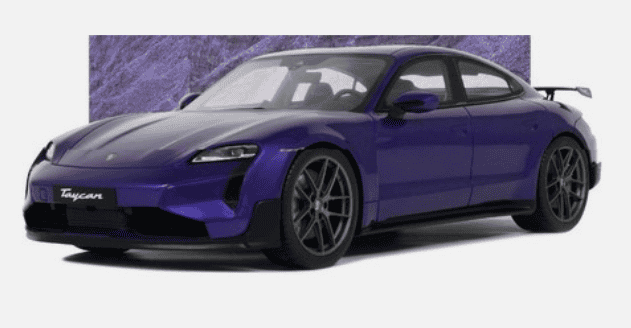 PORSCHE TAYCAN TURBO GT VIOLETTE 2025 GT SPIRIT 1/18°