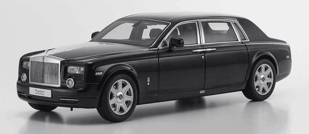 ROLLS-ROYCE PHANTOM EWB 2012 DIAMOND BLACK KYOSHO 1/18