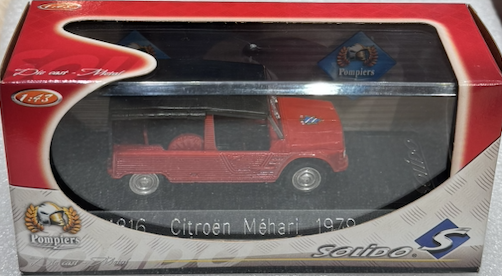 CITROEN MÉHARI 1970 POMPIER SOLIDO 1/43