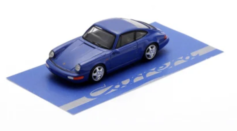 PORSCHE 911(964) 3.6 RS 1992 Bleu/Gris SPARK 1/64