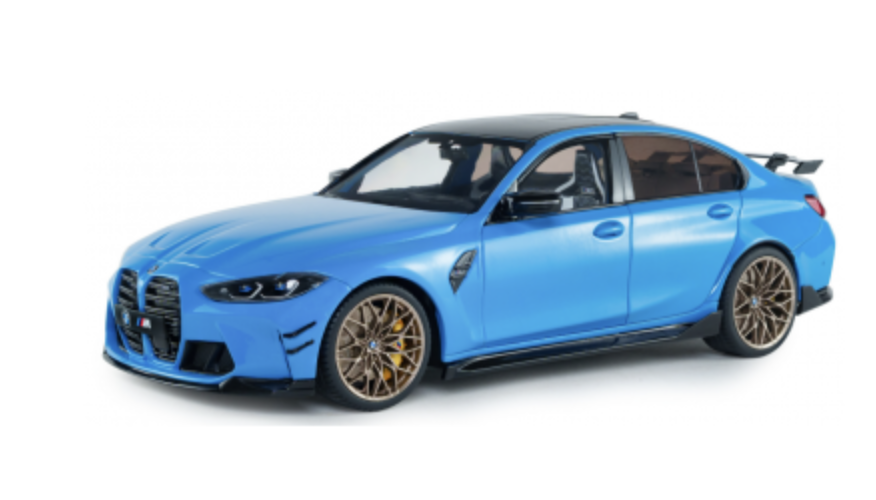 BMW M3 Performance Parts 2024 Beach Blue SOLIDO 1/18