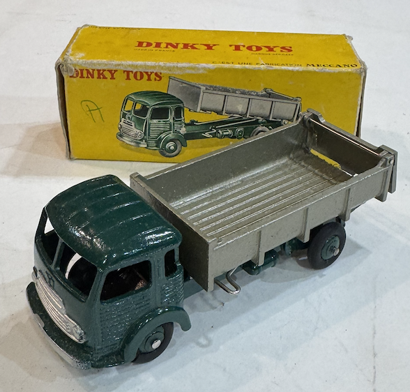 BENNE BASCULANTE SIMCA "CARGO" VERT 1958 DINKY TOYS 1/55°
