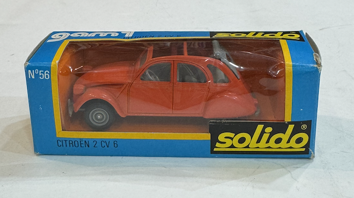 CITROEN 2CV ORANGE SOLIDO 1/43°