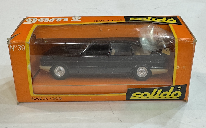 SIMCA 1308 NOIR 1975 SOLIDO 1/43°