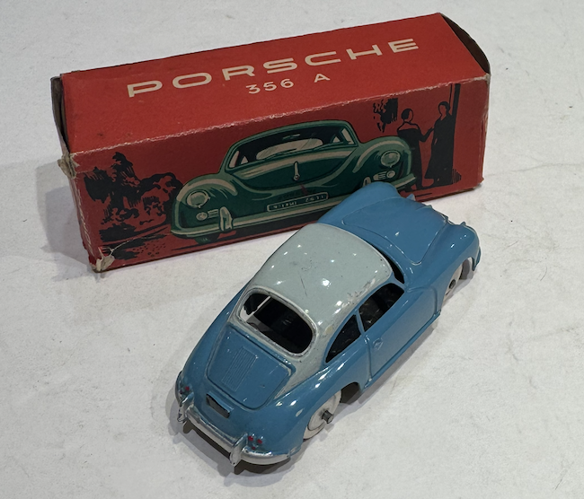 PORSCHE 356 COUPÉ BLEU QUIRALU 1/43