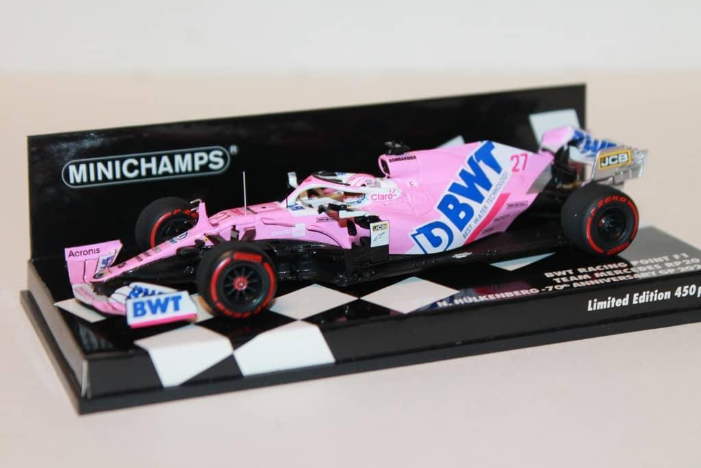RACING POINT RP20 - N°27 HÜLKENBERG 70th ANNIVERSARY GP 2020 MINICHAMPS 1/43°
