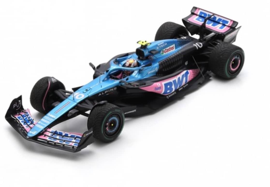 ALPINE A523 N°10 BWT F1 team 7th Monaco GP 2023 SPARK  1/18