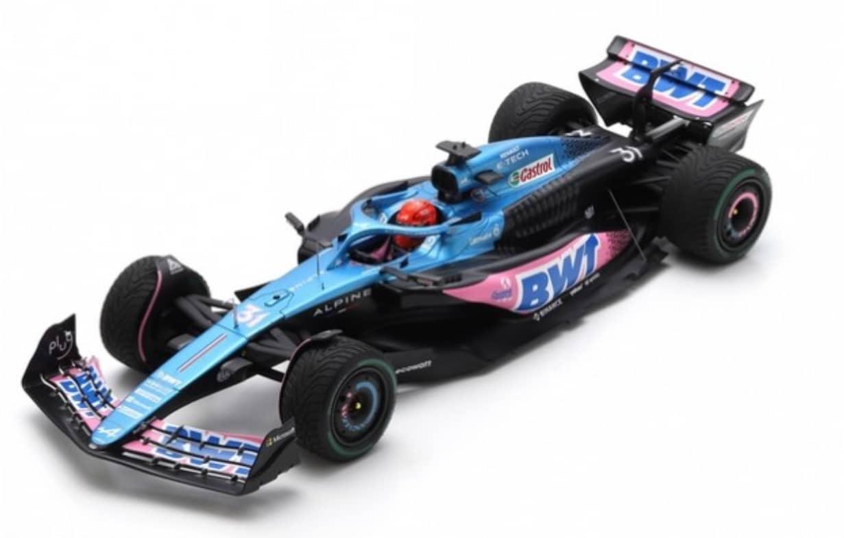 ALPINE A523 N°31 BWT F1 TEAM 3rd MONACO GP 2023 SPARK  1/18