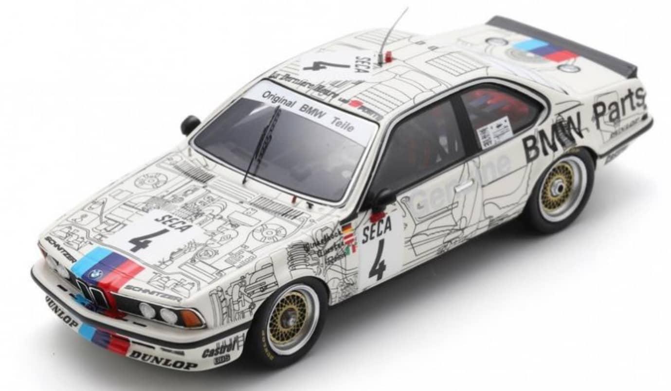 BMW 635 CSI N°4 24H SPA 1983 SPARK 1/43