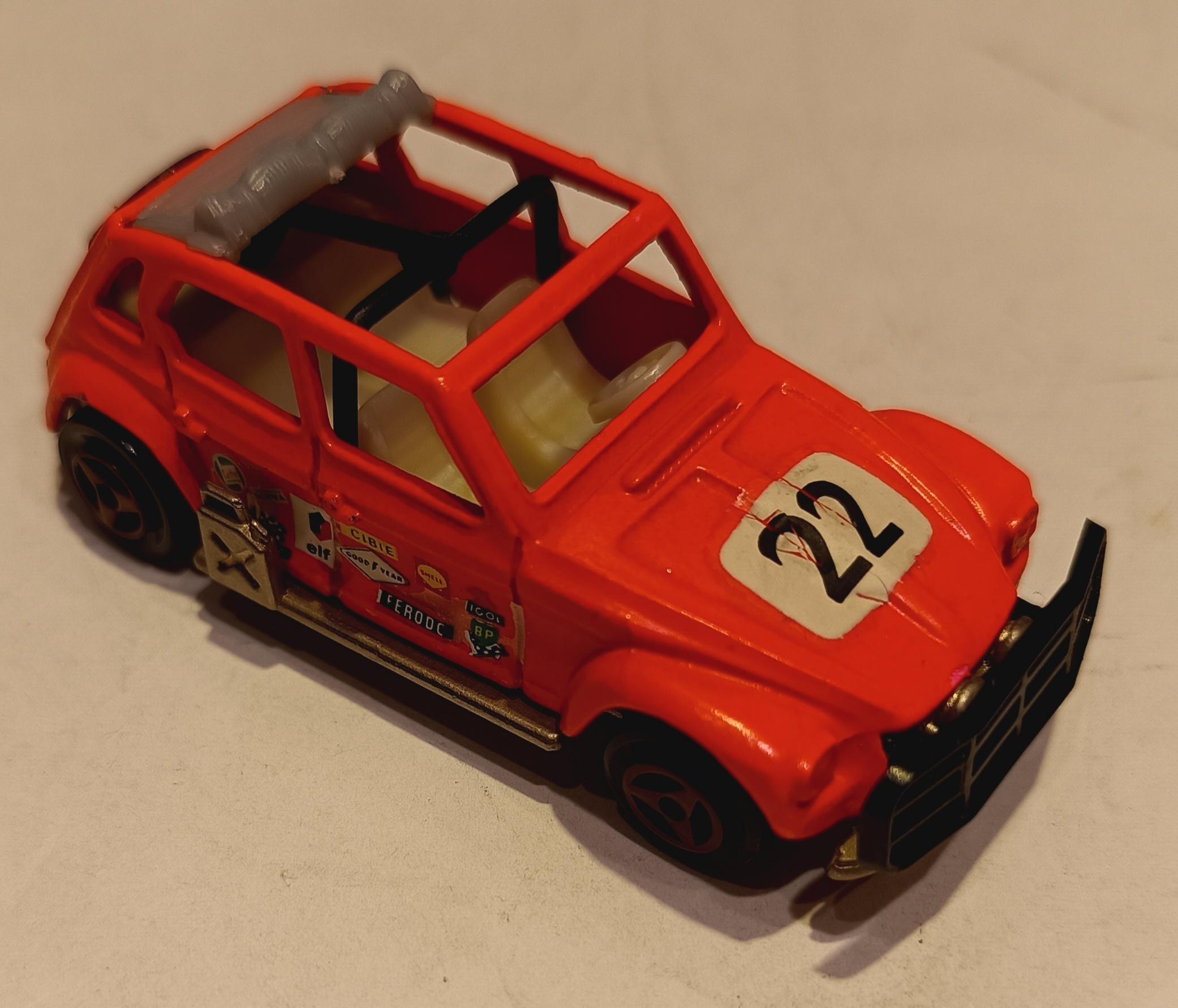 CITROEN DYANE RAID MAJORETTE 1/60