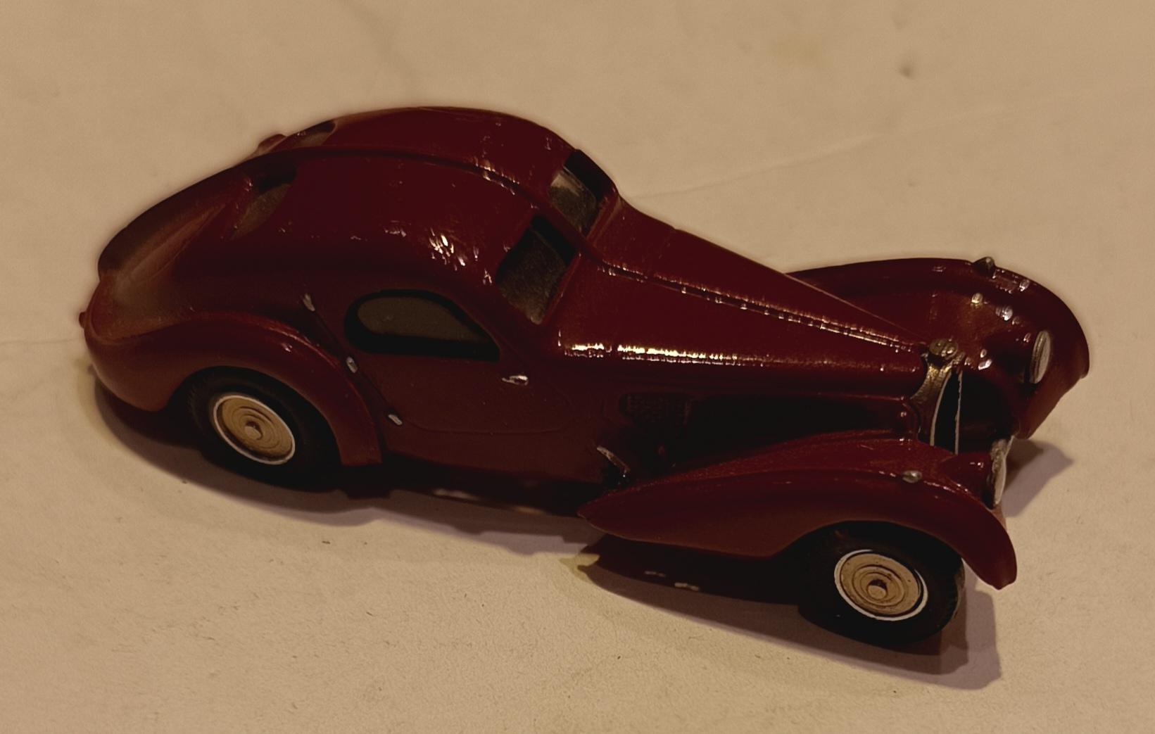 bugatti atlantic western model 1/87