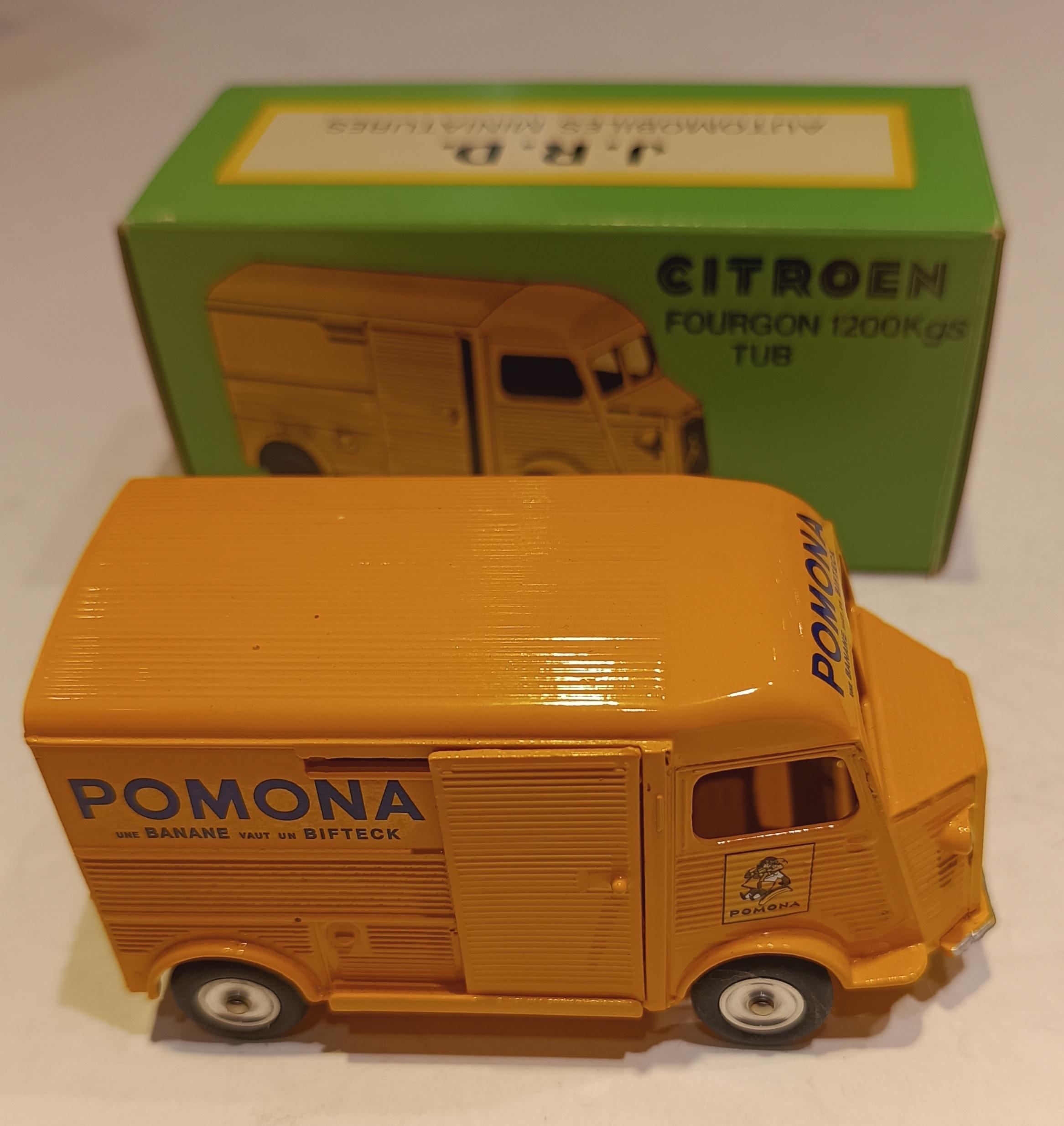 CITROEN FOURGON 1200 KG TUB POMONA JRD 1/43°