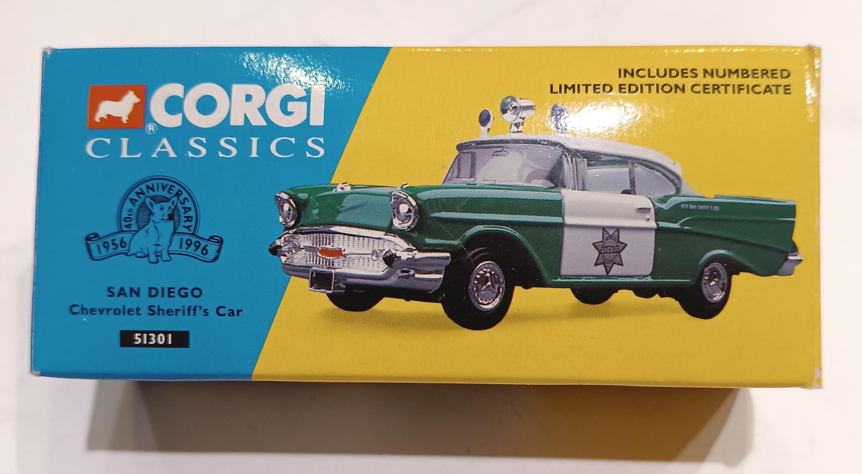 CHEVROLET SHERIFF'S CAR CORGI 1/43