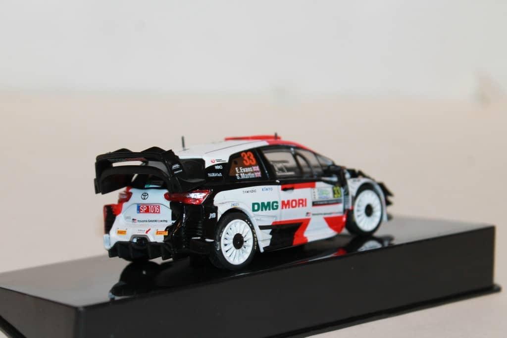 TOYOTA YARIS WRC #33 E.EVANS - S.MARTIN RALLY MONZA 2021 IXO 1/43°