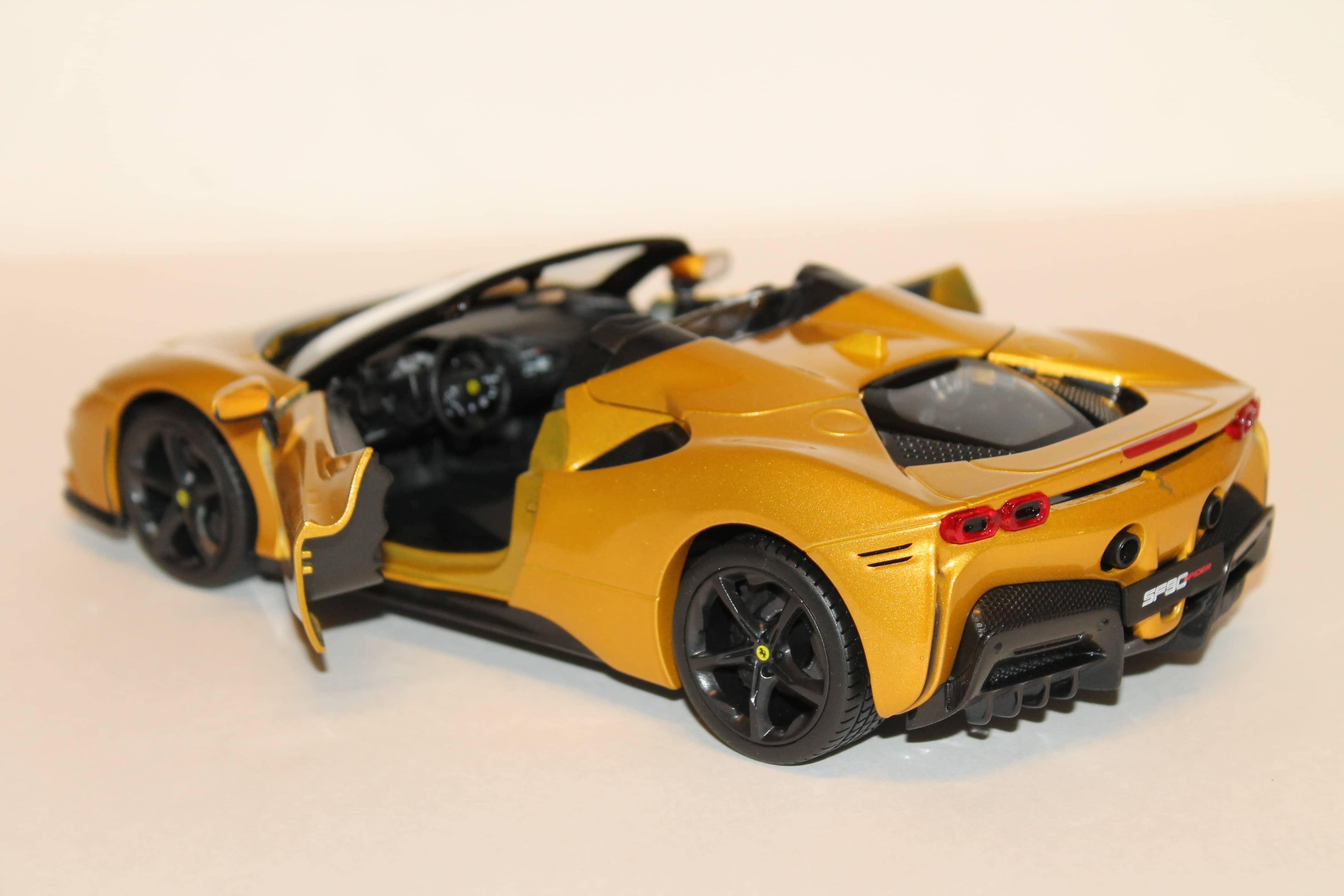 FERRARI SF90 SPIDER JAUNE 2020 BURAGO 1/18°