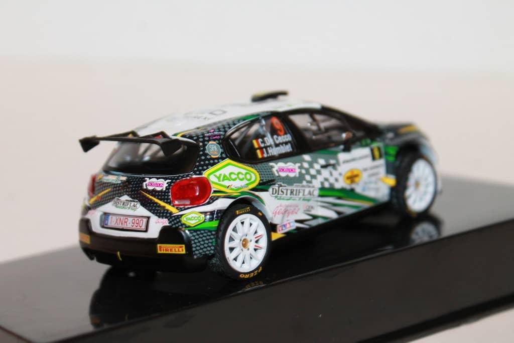 CITROEN C3 RALLY2 N°9 RALLY CONDROZ 2021 IXO 1/43°