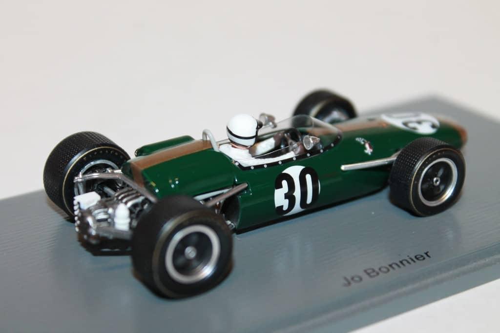BRABHAM BT22 FRENCH GP 1966 JO BONNIER SPARK 1/43°