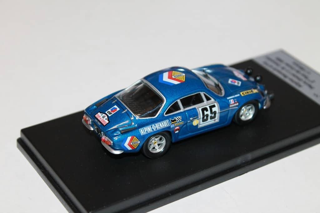 ALPINE-RENAULT A110 PIERRE ORSINI / J-B CANONICI 2ND TOUR DE CORSE 1969 TROFEU 1/43°
