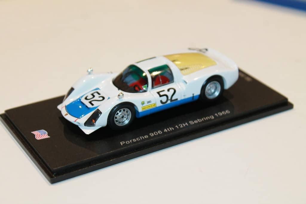 PORSCHE 906 4TH 12H SEBRING 1966 H.HERRMANN - J.BUZZETTA - G.MITTER SPARK 1/43°