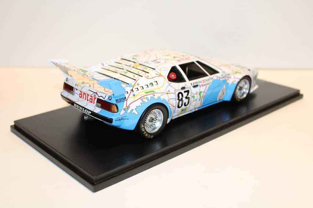 BMW M1 D.PIRONI-D.QUESTER-M.MIGNOT 24H LE MANS 1980 SPARK 1/18°