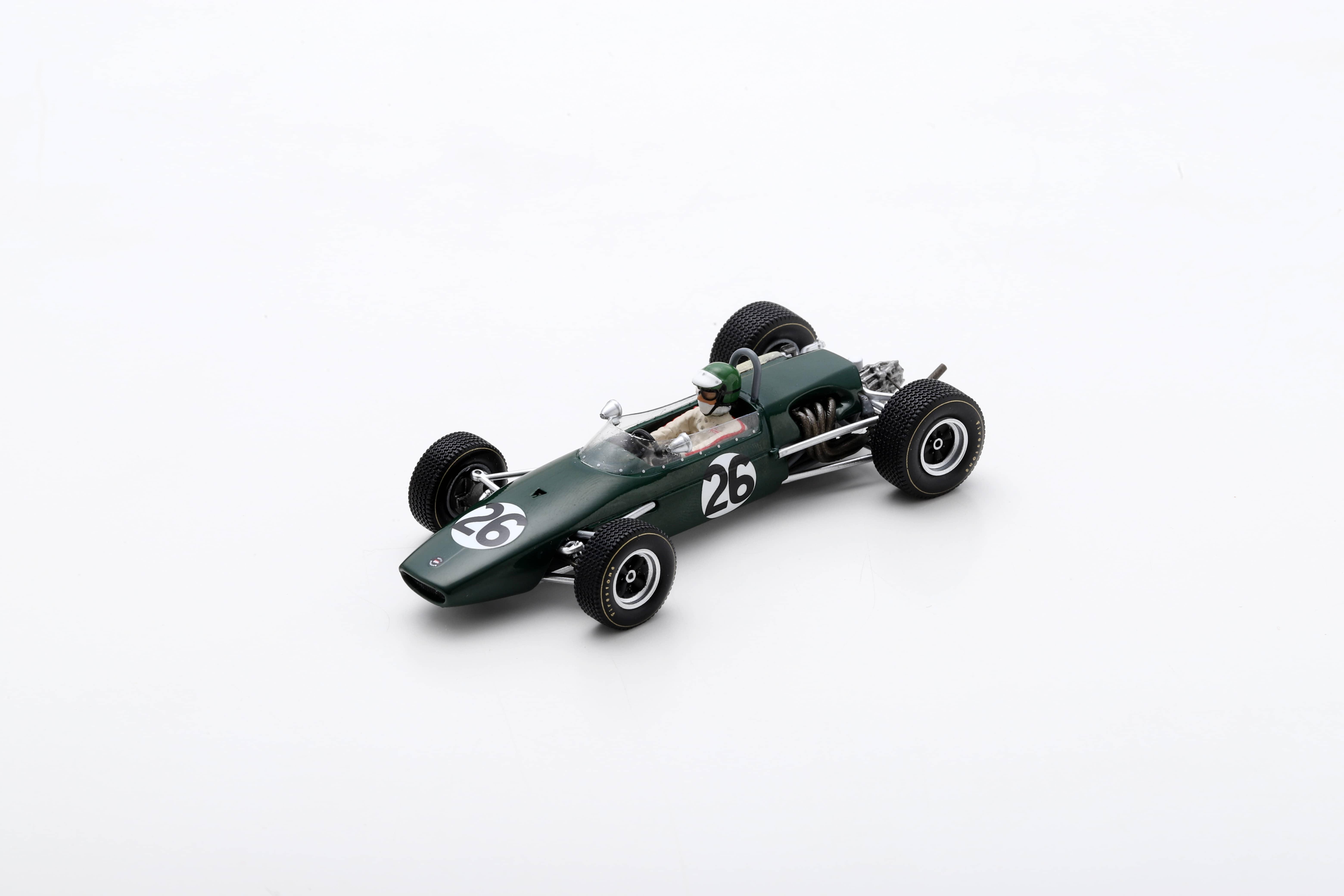 BRABHAM BT23 N26 VAINQUEUR GP IN PAU 1967 SPARK 1/43°