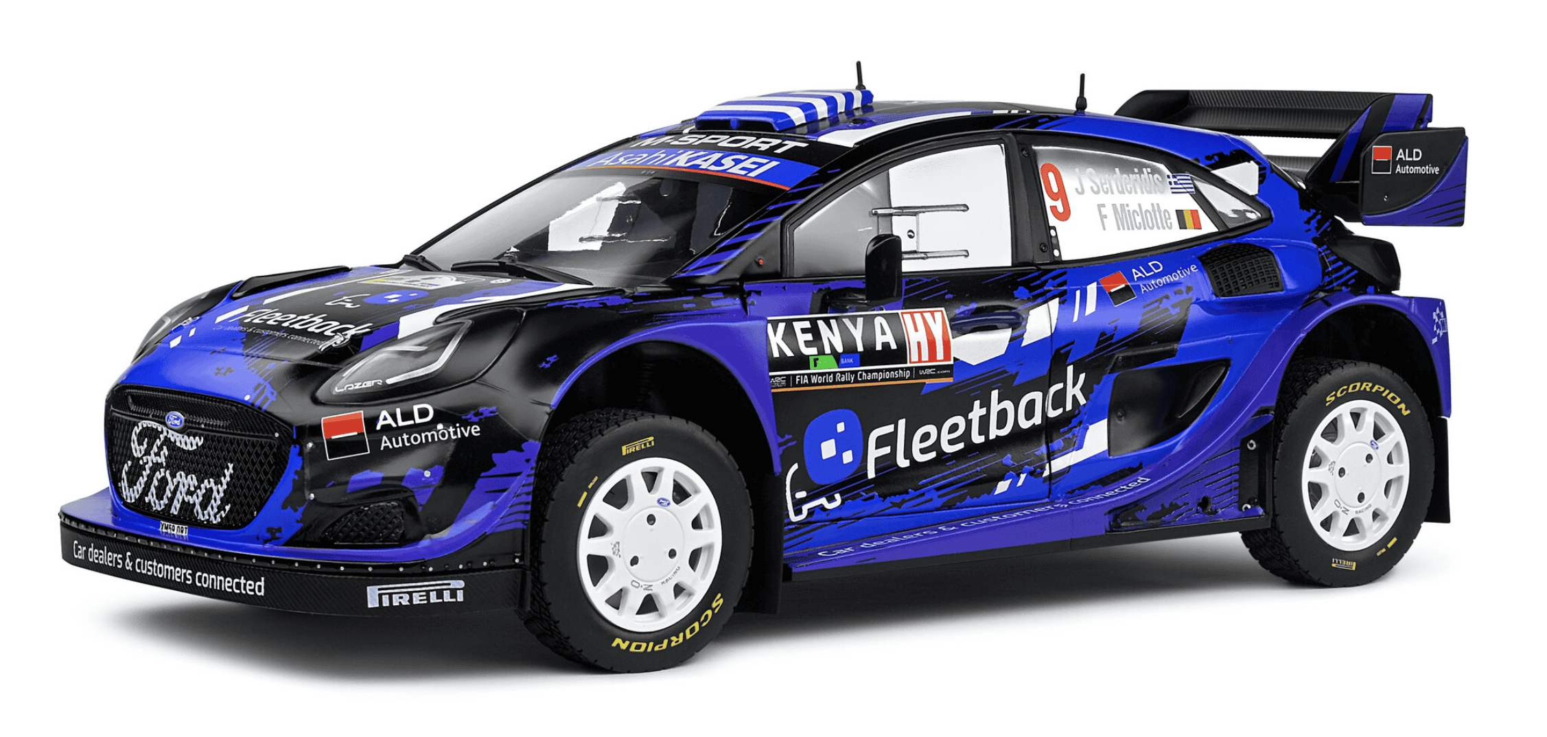 FORD PUMA RALLY HYBRID KENYA SOLIDO 1/18