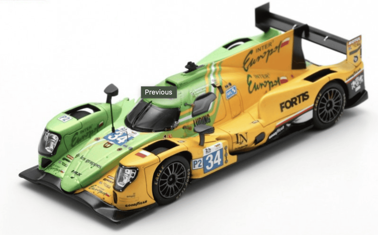 ORECA 07 INTER EUROPOL COMPETITION 2EME LMP2 CLASS 24H LE MANS 2024 SPARK 1/43