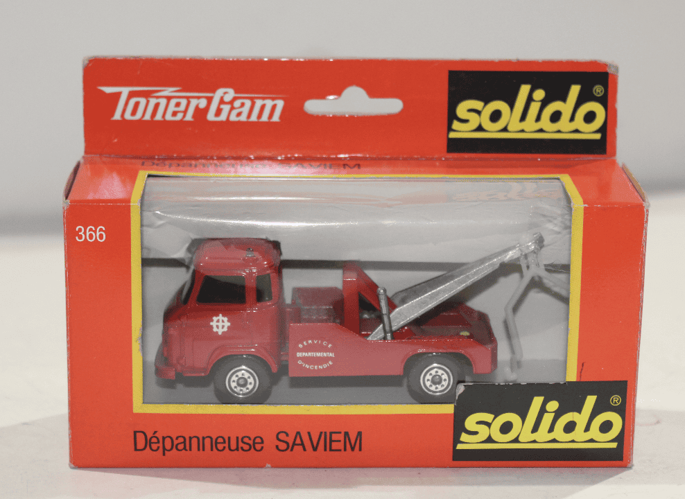 DEPANNEUSE SAVIEM POMPIER  SOLIDO 1/43