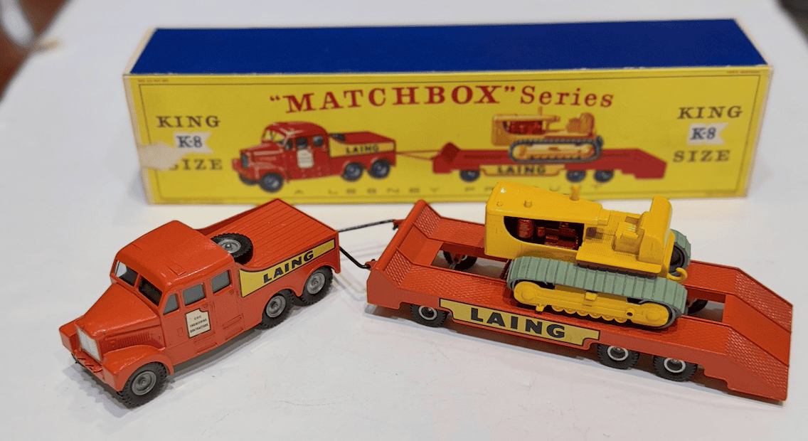 TRACTOR AND TRANSPORTER MATCHBOX 1/43