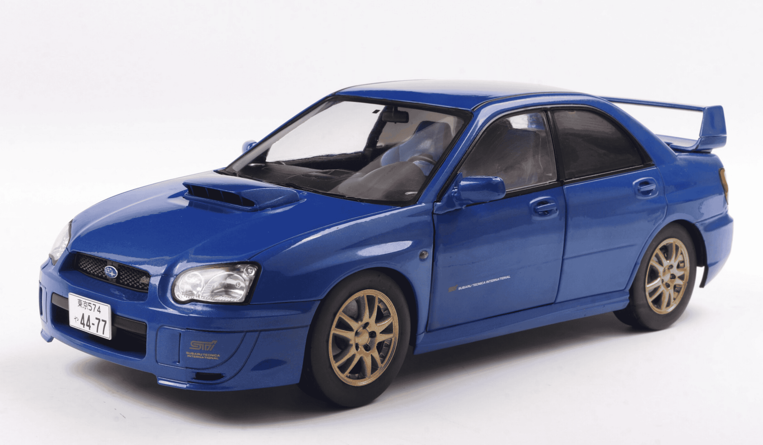 SUBARU IMPREZA WRX STI BLUE 1/18 SOLIDO