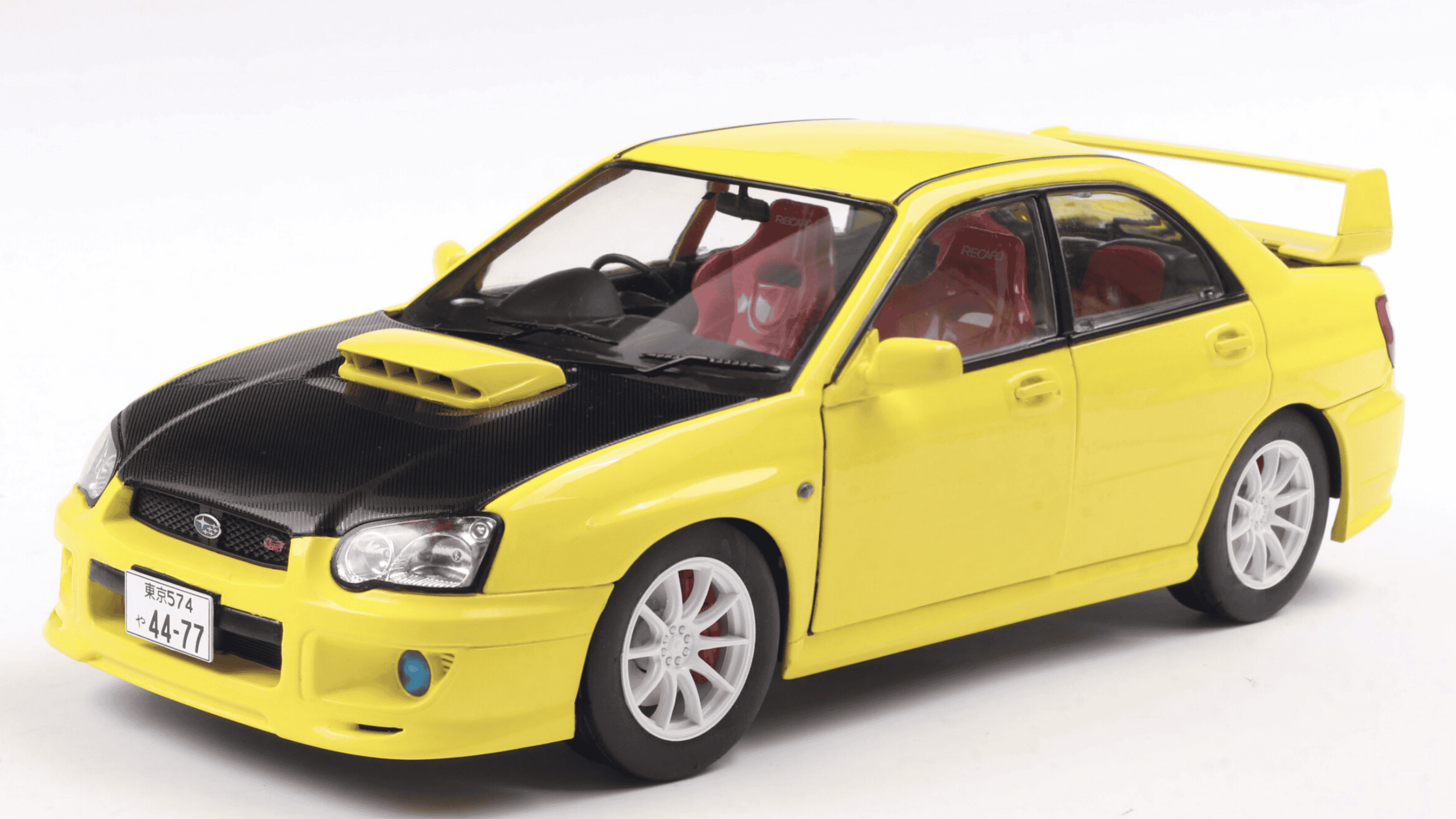 SUBARU IMPREZA WRX STI YELLOW 1/18 SOLIDO